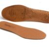 Footgel Daily Use Men brown everyday insoles showing both surfaces