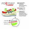 Footgel Tennis three-layer construction diagram