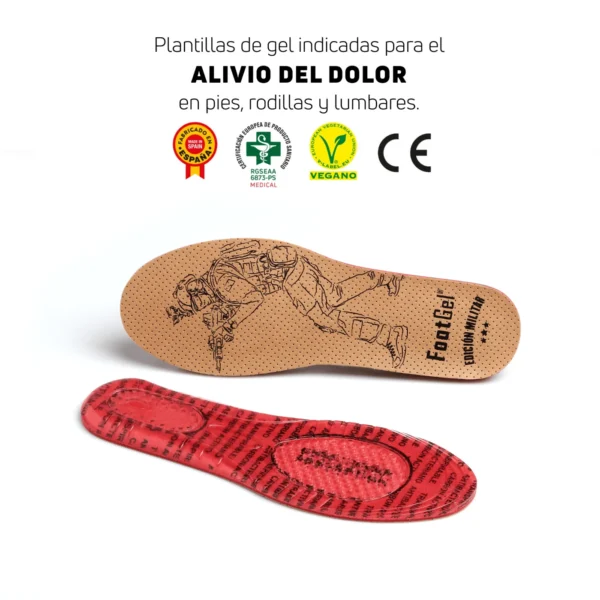 Footgel Military retail packaging