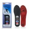 Footgel Ski gel insoles, showing the fabric surface and gel cushioning