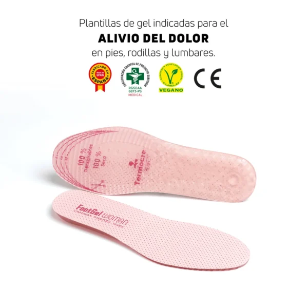 Footgel pink Daily Use Women retail packaging